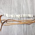 1 Bone Hairpipe Bead Choker  #3954        Mountain Man Jewelry