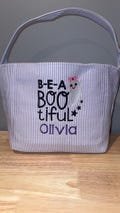 Bea-Boo-Tiful Ghost boo basket for Trick or Treating!