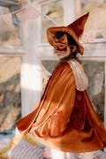 Magic kids Cape “Ginger Riding Hood” halloween witch costume, Boy wizzard costume, Halloween gift, Carnival cape for a girl, birthday gift