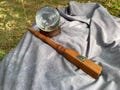 Apple Wood Quartz Tipped Magic Wand with Abalone