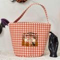 Custom Halloween Basket, Trick or Treat Bag, Personalized Halloween Bucket, Halloween Candy Bag, Halloween Creative Gift For Children