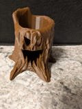 3D Printed Spooky Brown Tree – Tea Light Holder