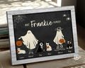 2025 Customize Ghost Family Members Sign, Custom Boo Tags, Ghost Family, Boo Family, Our Boo Crew Cute Halloween Decor, Halloween Frame Sign
