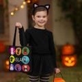 Custom Cats in Costumes Halloween Tote | Personalized Trick or Treat Candy Bag | Kids Halloween Gift