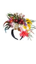 Tropical fruits headpiece Tropicana headpiece Cherry fascinator Carmen Miranda headband Fruit headdress Halloween costume women