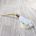Deer Antler Handle Opalite Blade Ornamental Knife #8659     Mountain Man Knife