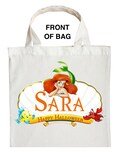 Ariel Trick or Treat Bag, Personalized Little Mermaid Halloween Bag, Ariel Halloween Bag