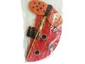 Vintage Ladybug Costume Wing Set by Loomco 1990s 1 Set of Ladybug Wings and 1 Wand Sealed