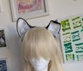 Wolf Puppy Large Ears Handmade Custom Headband Gift