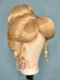 Cinderella Wig READY TO SHIP! Park Style Princess Adult Hard Front Wig Blonde Updo for Halloween Costume, Cosplay, Theatre, or Professional
