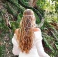Chainmail Headpiece | Elven Fairy Crown | Ren Faire Costume Cosplay | Chainmail Crown