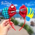 Little Mermaid Ears, Mickey Ears, Ariel Disney headband, Minnie Ears, Mouse Ears Headband, Disney Inspired ears, Little Mermaid Disney Ears