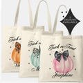 Custom Pumpkin Trick or Treat Bag with Bow & Name: Personalized Candy Bag