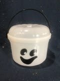 Vintage 1986 McDonalds Ghost Happy Meal Pale with Lid