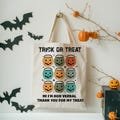 Autism awareness Halloween tote, customizable, non verbal awareness